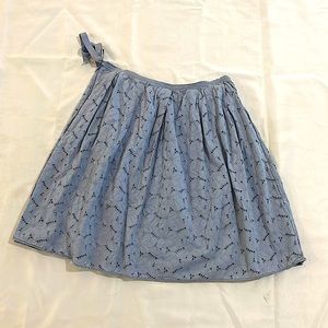 Max Studio Eyelet Skirt